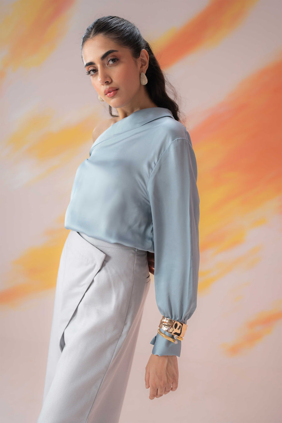 Shoulder Draped Top